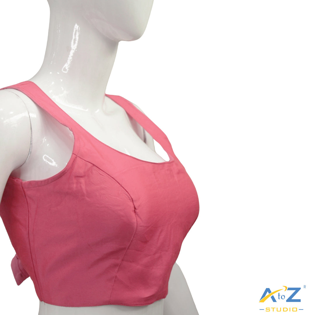 Magenta Flame Cotton Blouse