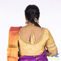 Ivory' Silk Cloth Blouse with Kite Design