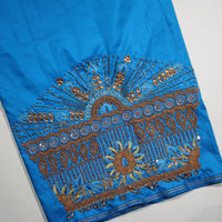 Azure Heritage Handcrafted Designer Blouse