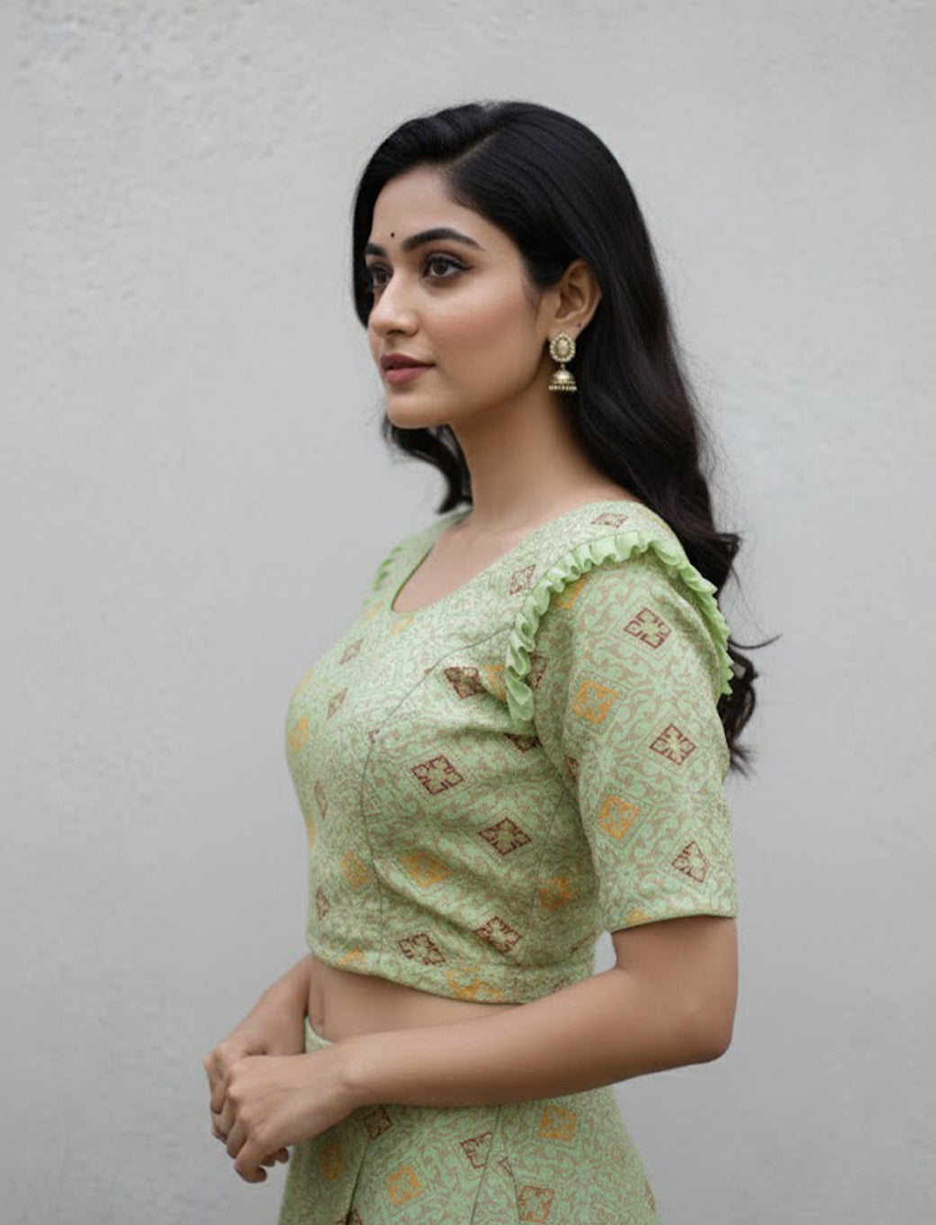 Pista Crush Blouse with Kite Print