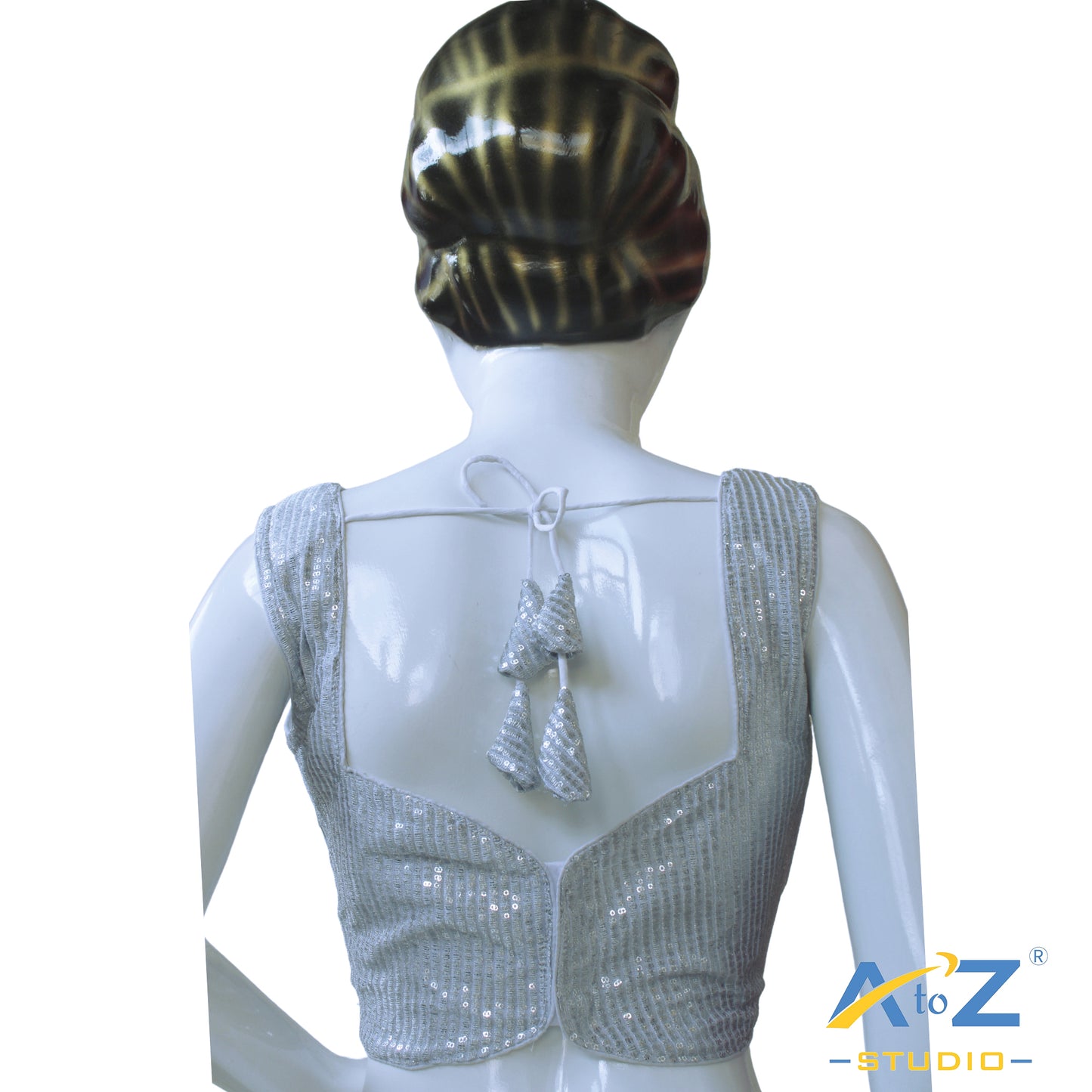 Moonlit Mirror Sequin Blouse