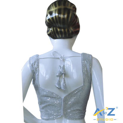 Moonlit Mirror Sequin Blouse