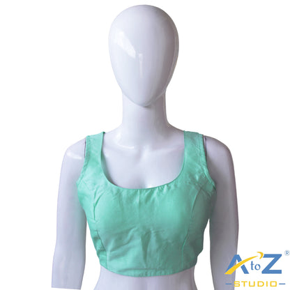 Light Rama Green Grace Cotton Blouse