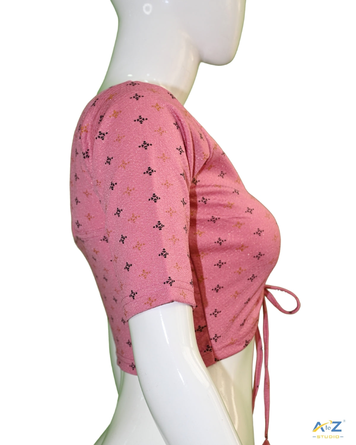 Onion Crush Blouse with Foil Print