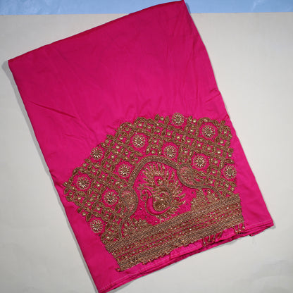 Grand Peacock Handcrafted Wedding Blouse
