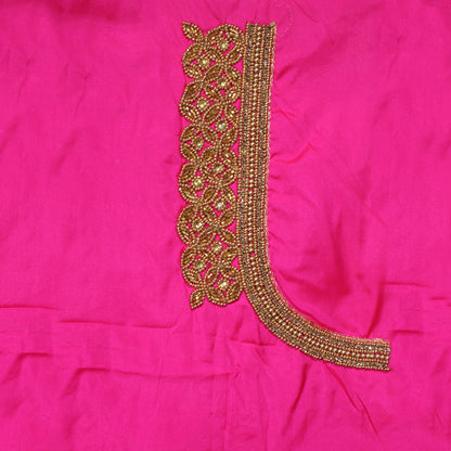 Grand Peacock Handcrafted Wedding Blouse