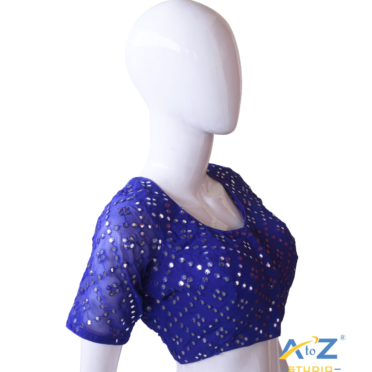 Royal Spark Blue Blouse