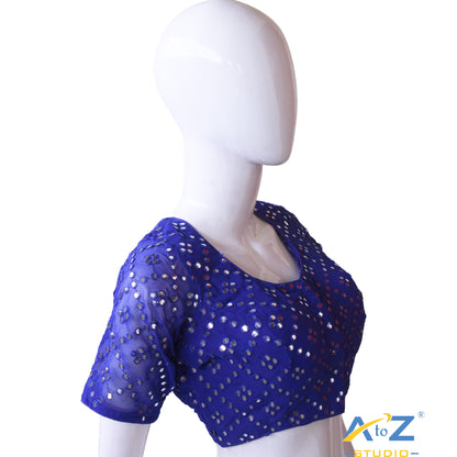 Royal Spark Blue Blouse
