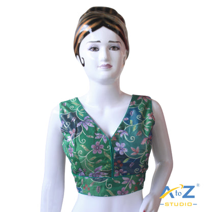 Rama Green Sequin Blouse