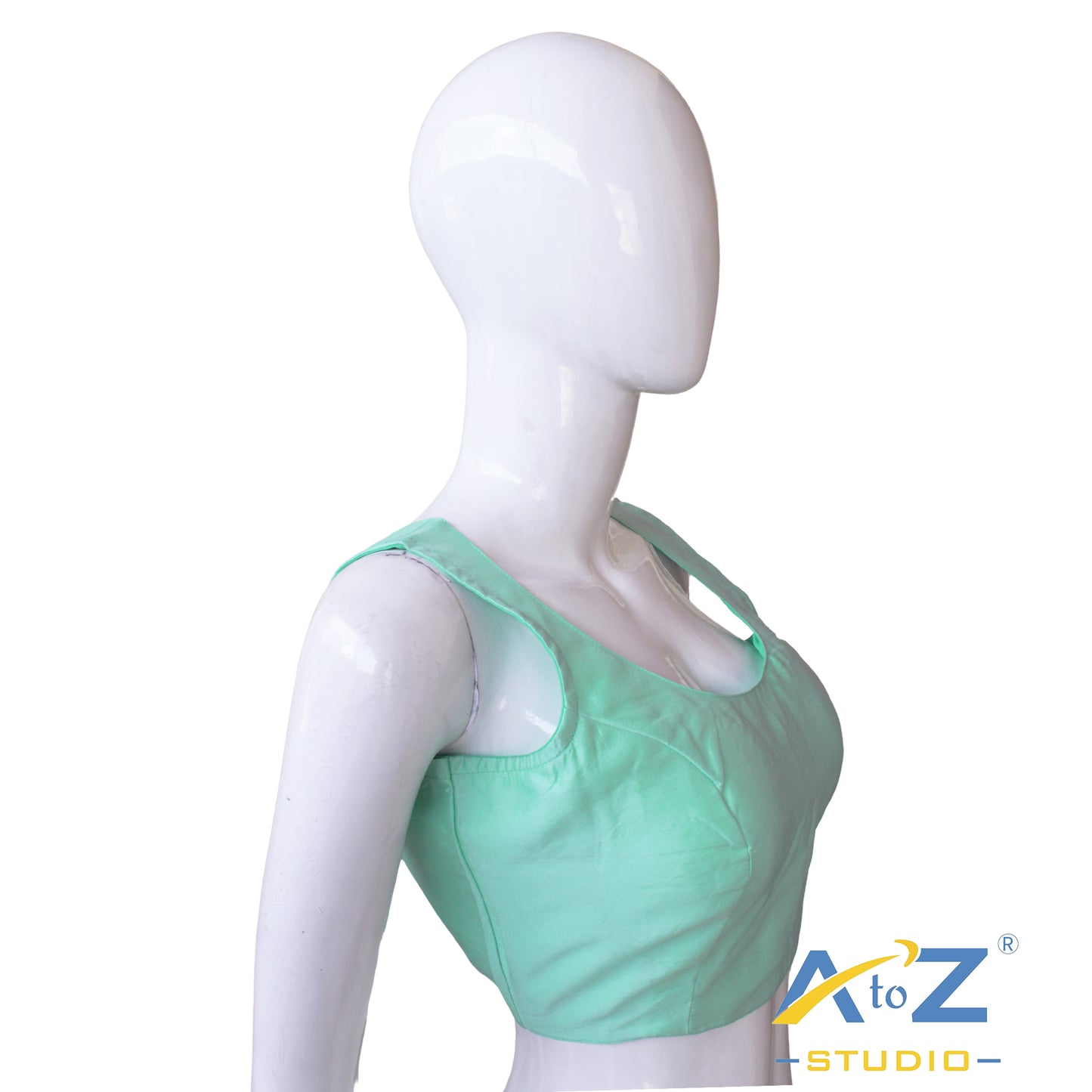 Light Rama Green Grace Cotton Blouse