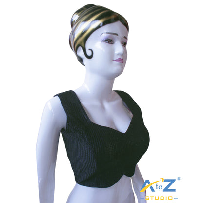 Midnight Spark Sequin Blouse