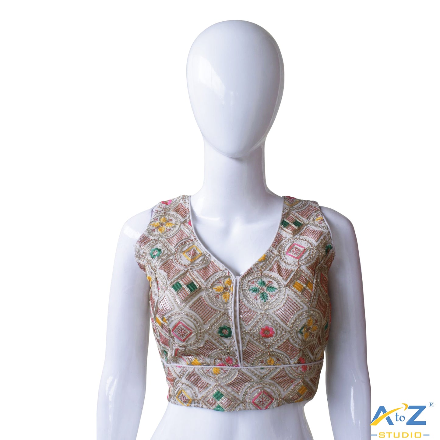 Cream Floral Elegance