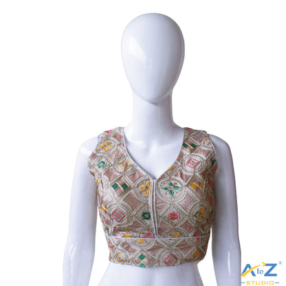 Cream Floral Elegance