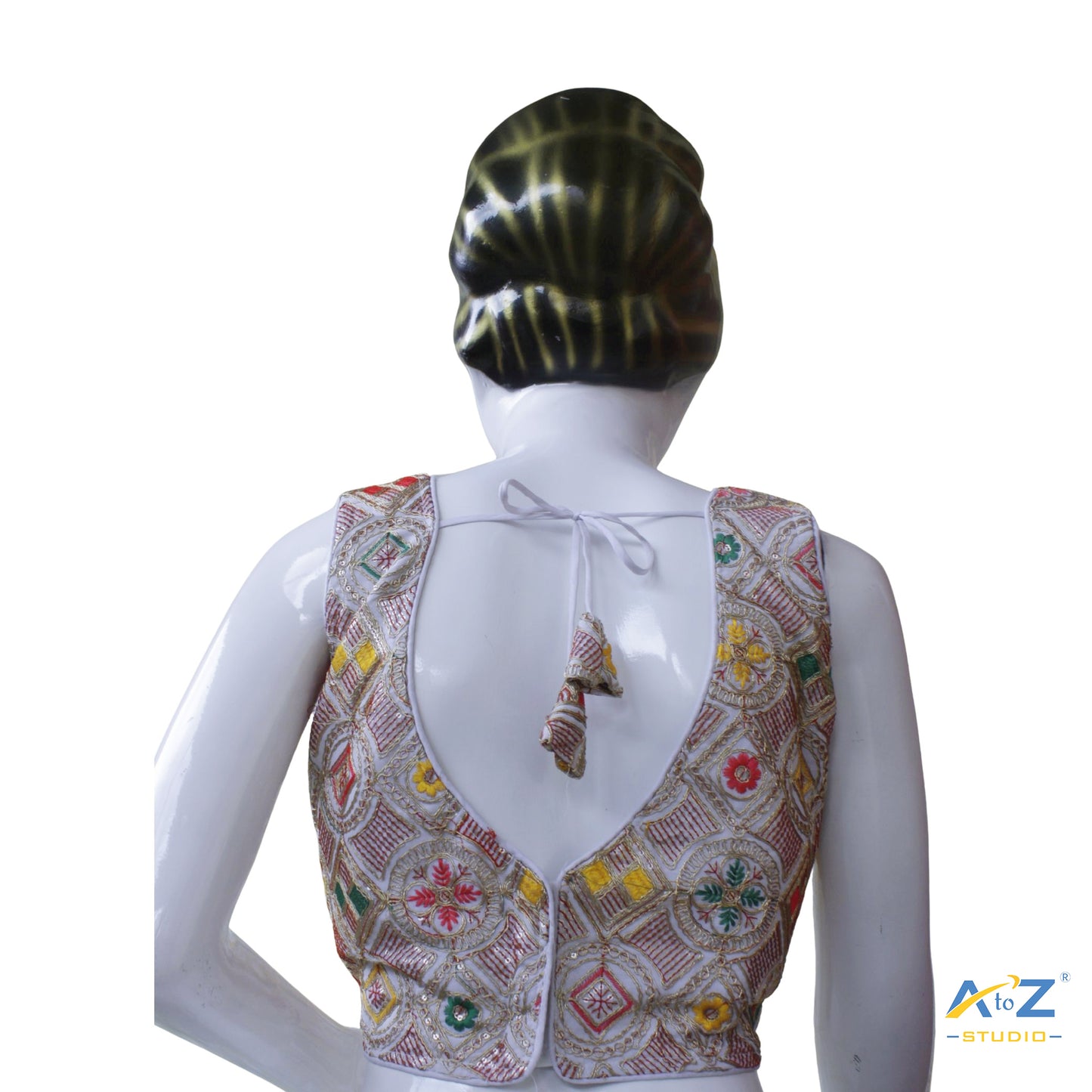 Hand-Embroidered Bridal Choli