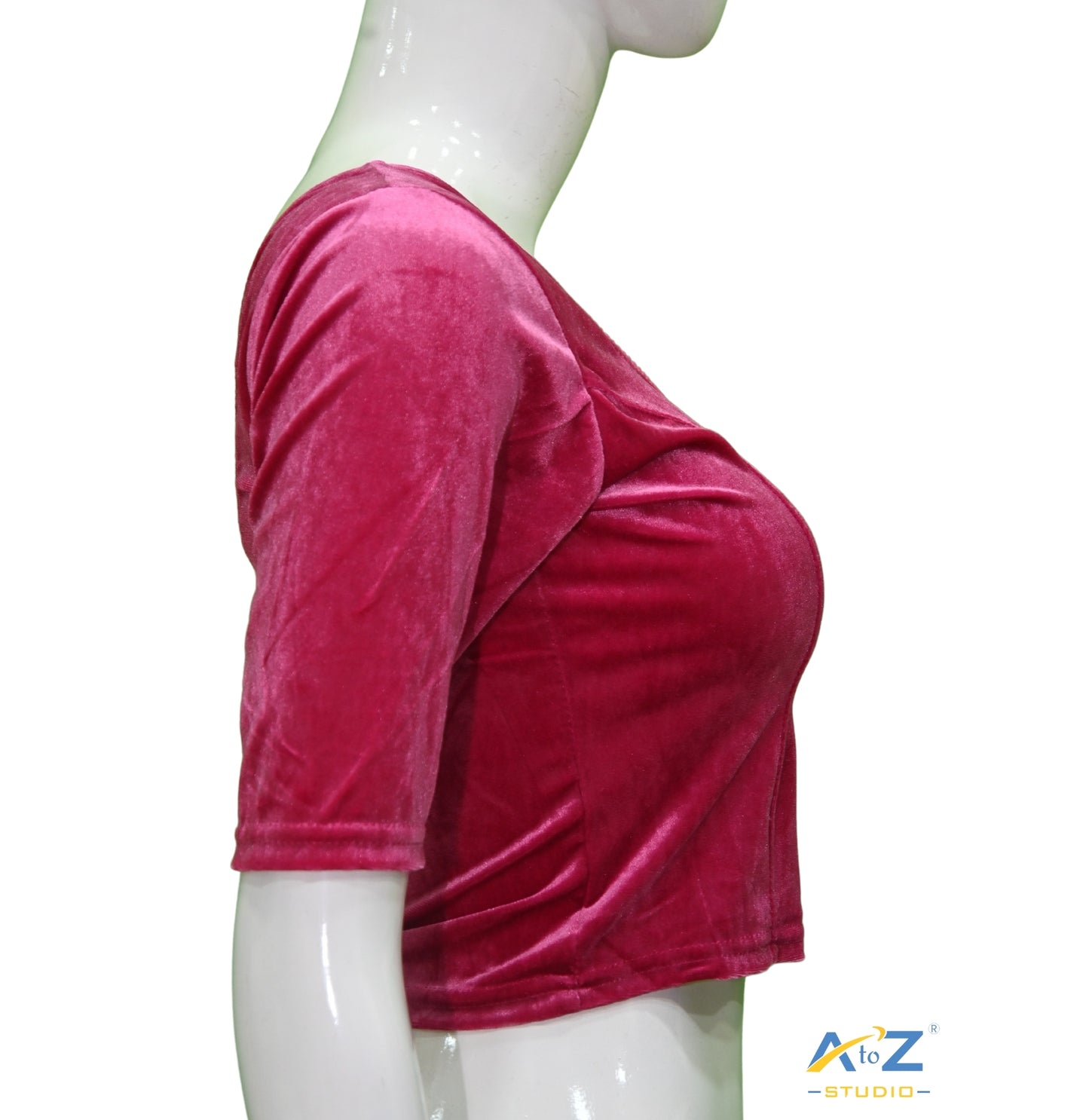 Rani Velvet Plain Blouse