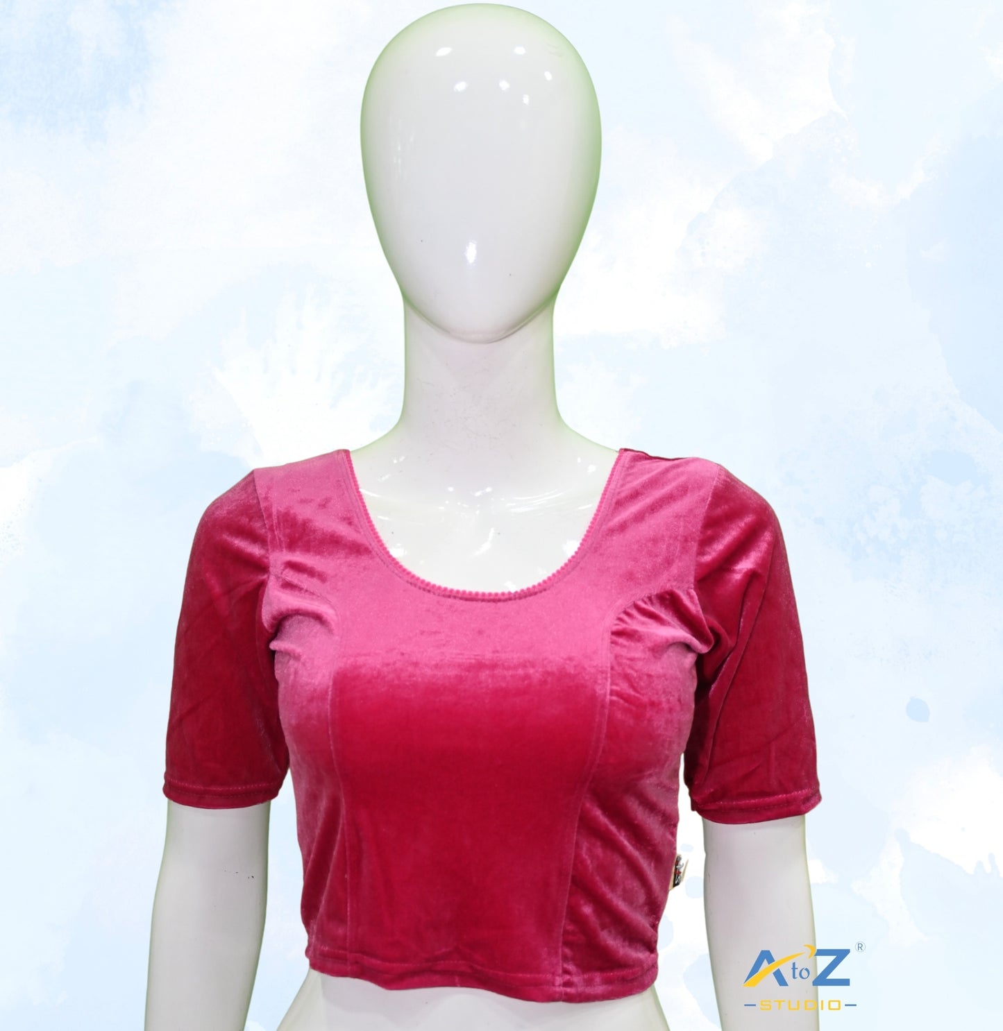 Rani Velvet Plain Blouse