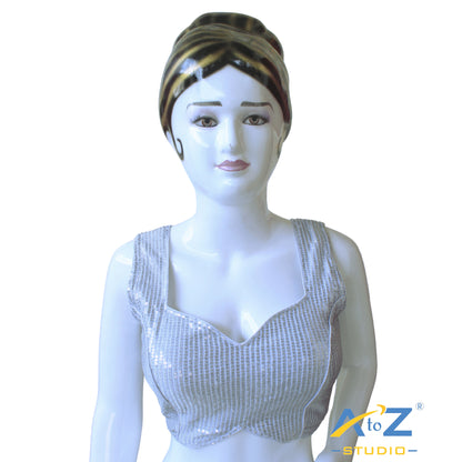 Moonlit Mirror Sequin Blouse