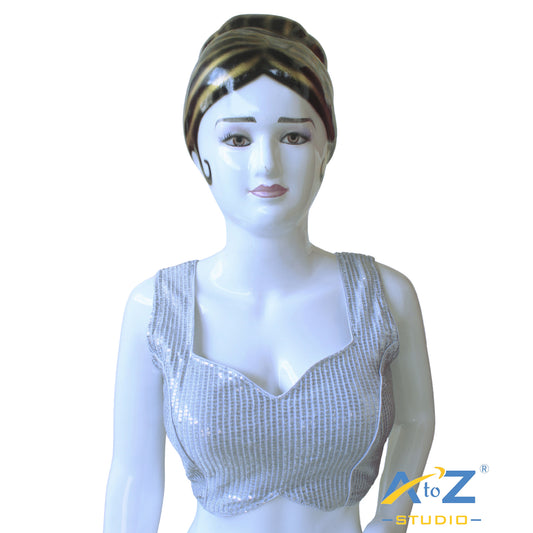 Moonlit Mirror Sequin Blouse