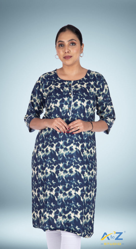 Rama Color Kurti – Elegant and Versatile