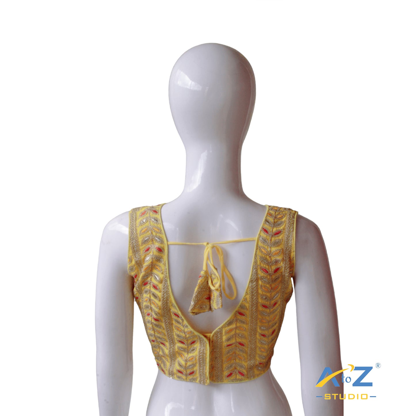 Yellow Grace Embroidered Blouse