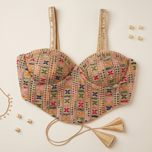 Skin Dream Crystal-Encrusted Statement Top