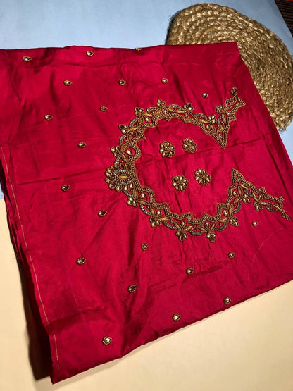 The Bridal Bloom Hand-Embroidered Blouse