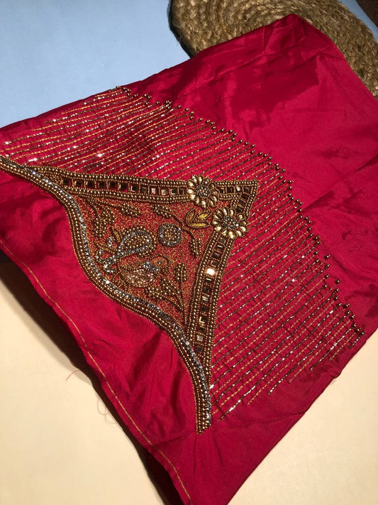 The Bridal Bloom Hand-Embroidered Blouse