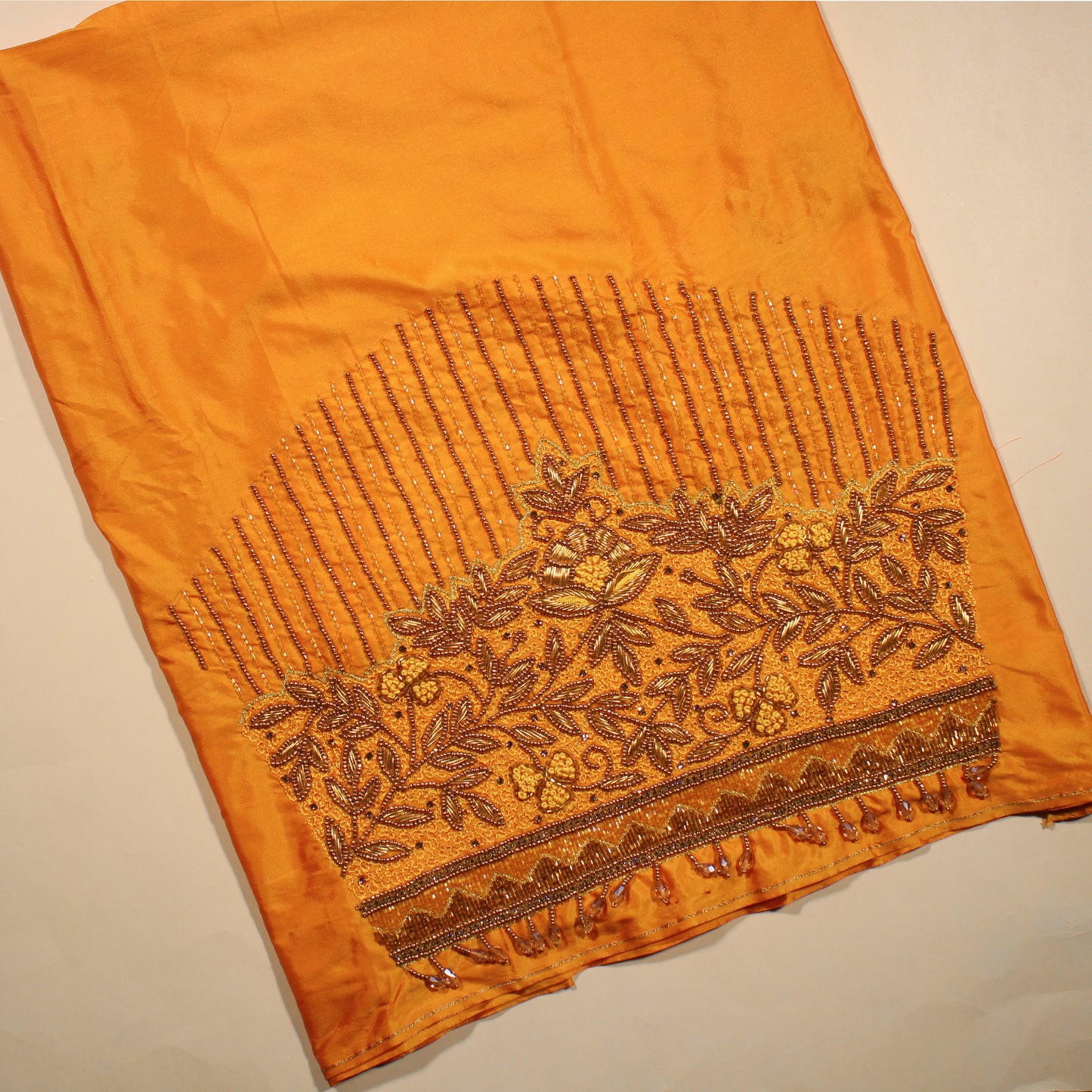 “Exquisite Embroidered Beaded Blouse Material – Perfect for Ethnic Wear”