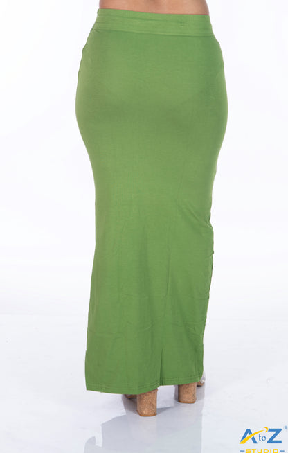 Olive Green Plain Cotton Shapewear