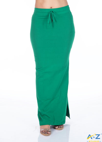 Basil Green Plain Cotton Shapewear