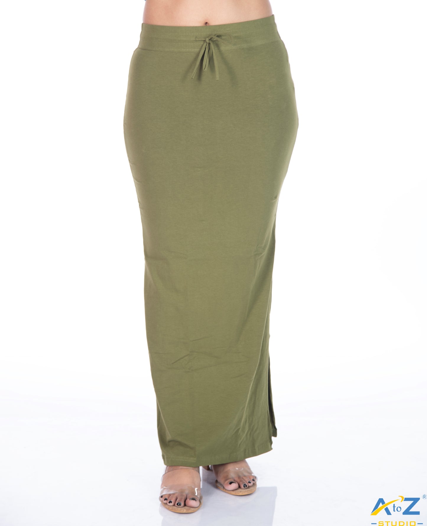 Army Green Plain Cotton Shapewear