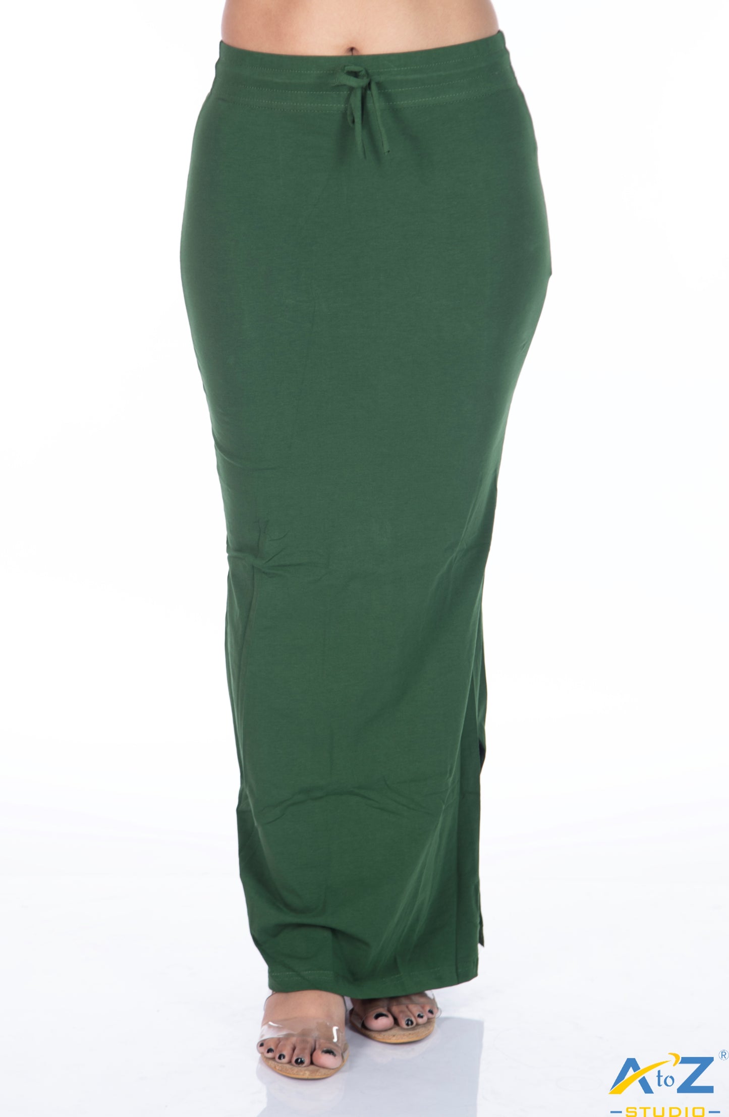 Forest Green Plain Cotton Shapewear