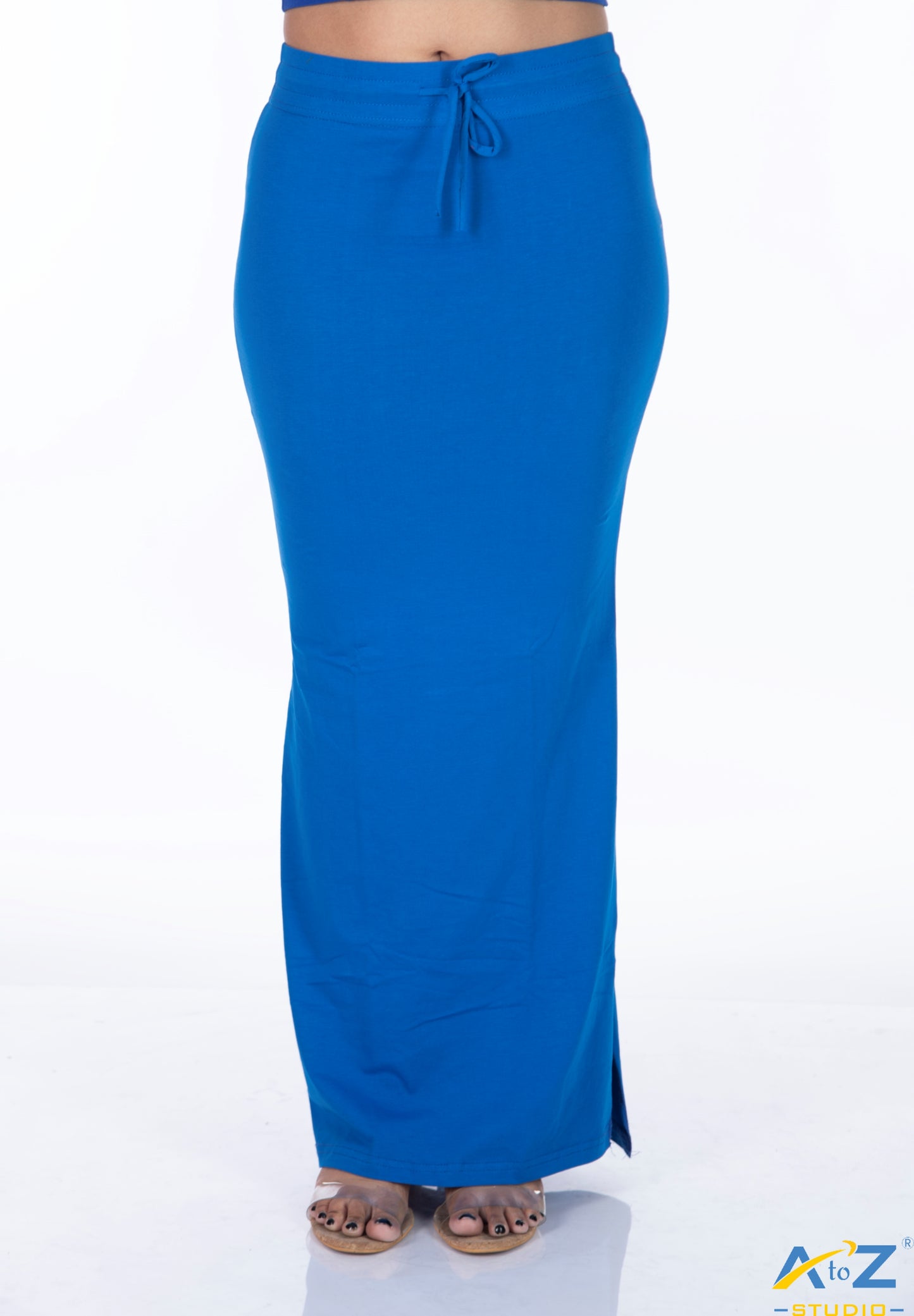 Royal Blue Plain Cotton Shapewear
