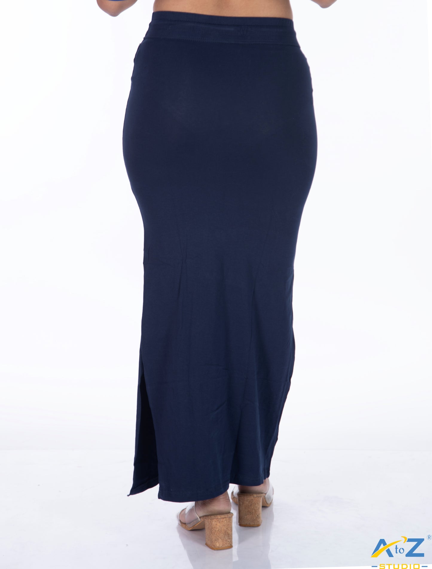 Navy Blue Plain Cotton Shapewear