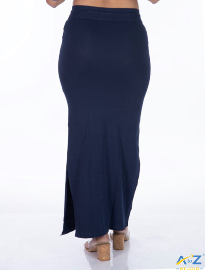 Navy Blue Plain Cotton Shapewear