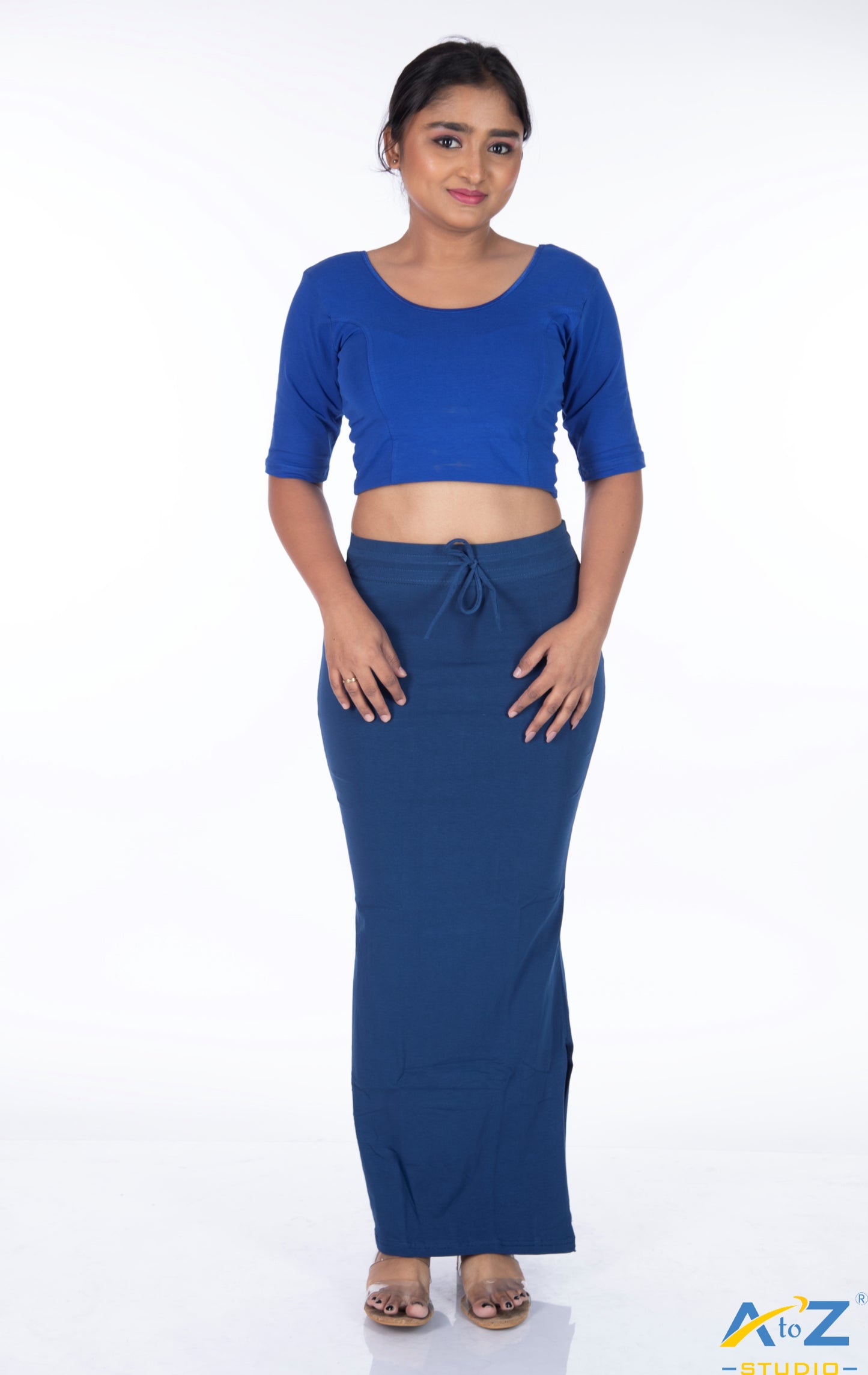 French Navy Plain Cotton Shapewear