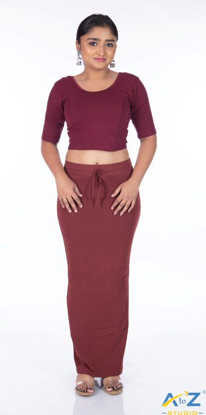 Brick Plain Cotton Shapewear