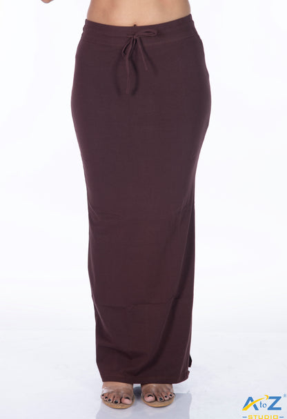 Coffee Plain Cotton Shapewear