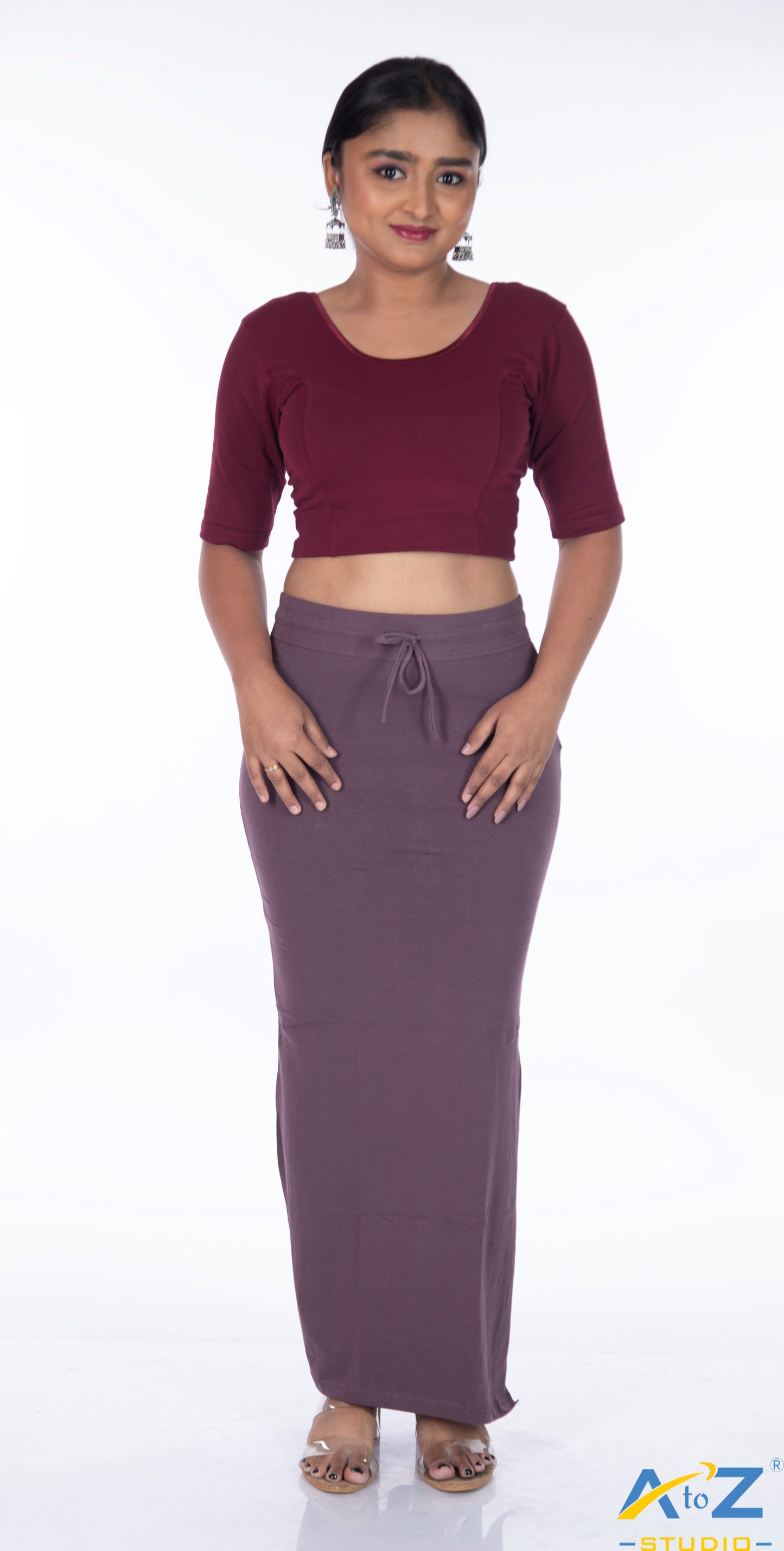 Grape Plain Cotton Shapewear