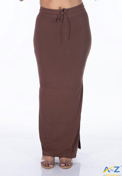 Light Coffee Plain Cotton Shapewear