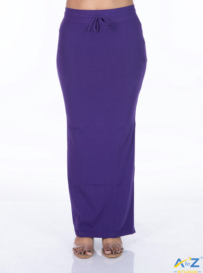 Purple  Plain Cotton Shapewear