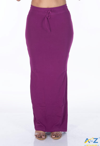 Wine Plain Cotton Shapewear