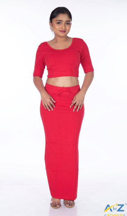 Tomato Plain Cotton Shapewear