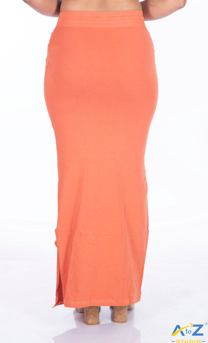 Peach Plain Cotton Shapewear