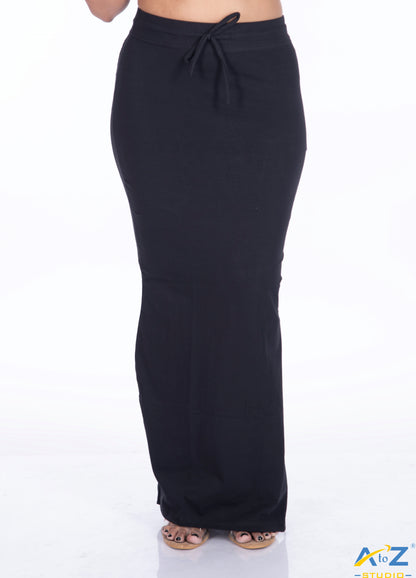 Black Plain Cotton Shapewear