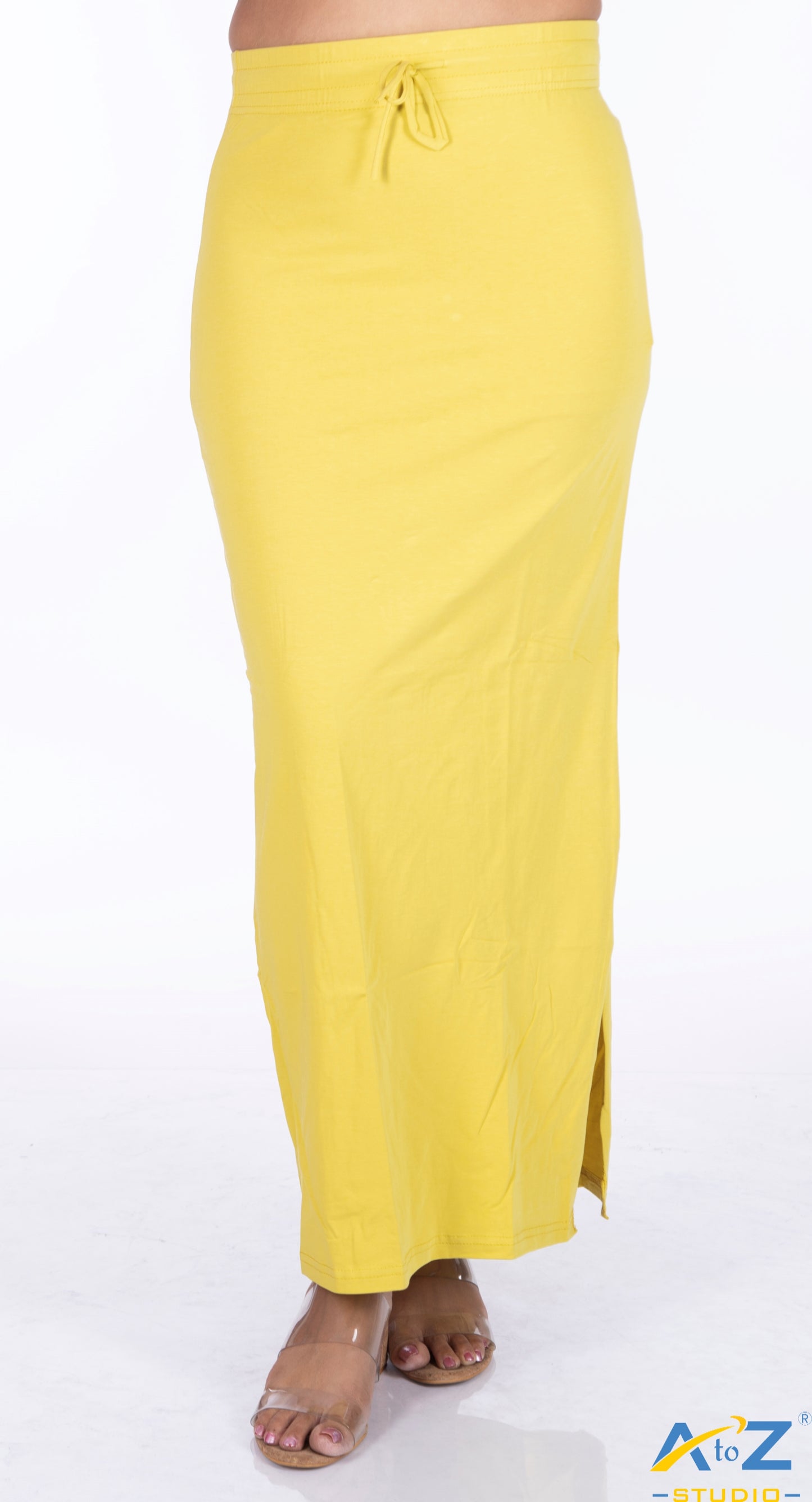 Lemon Yellow Plain Cotton Shapewear