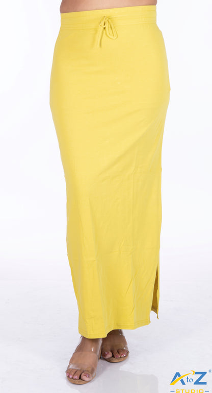 Lemon Yellow Plain Cotton Shapewear