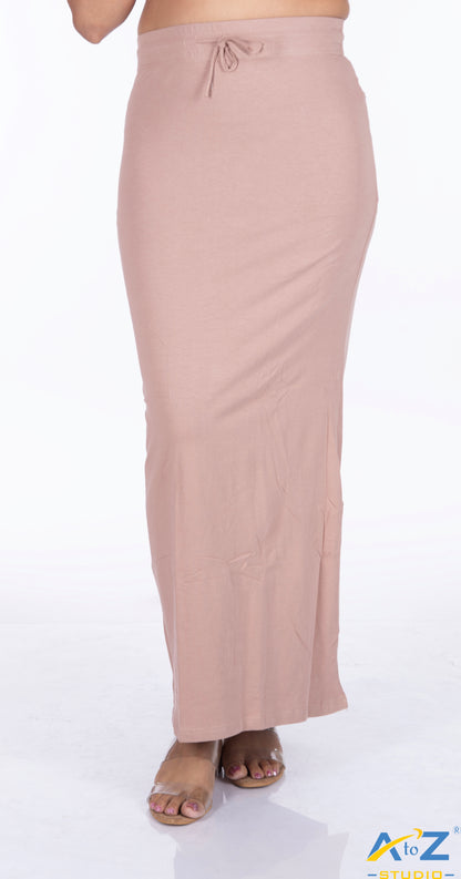 Dusty Peach Plain Cotton Shapewear