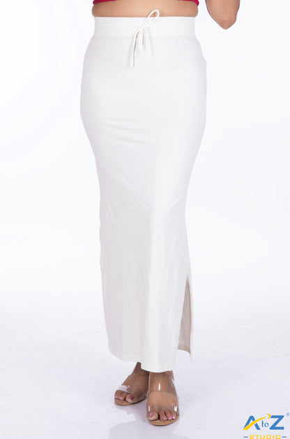 Cream Plain Cotton Shapewear