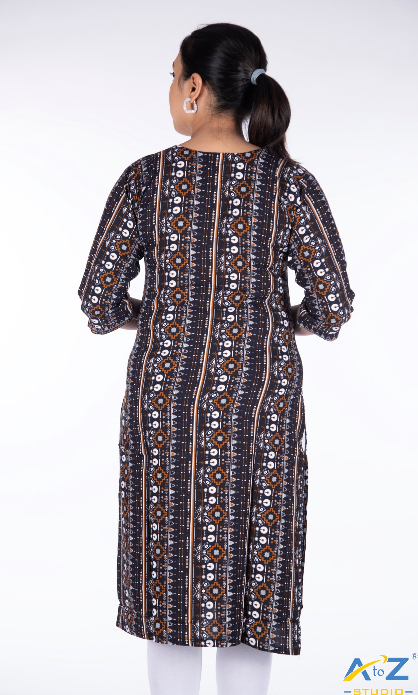 Vibrant Black Kurti with Subtle Chic Design